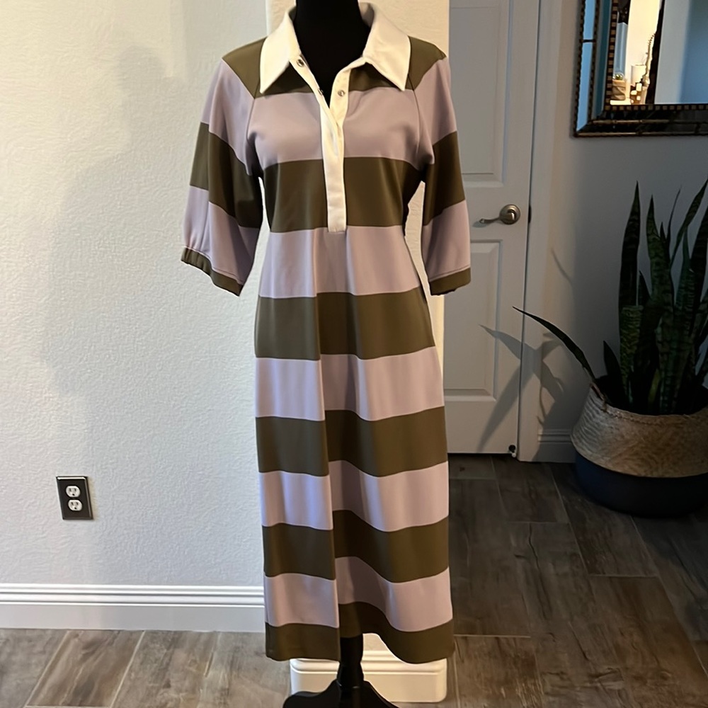 Brand new with tag, TIBI mid length dress.  Size M